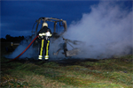 Prio 1 Brand Wegvervoer Land Bouwvoertuig Rohelsterweg Buitenpost